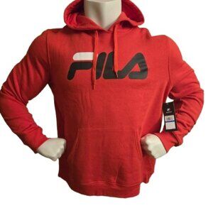 **Men's Red Fila Speed Long Sleeve Hoodie - NWT (New with Tags) | Size XL**